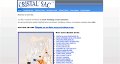 Desktop Screenshot of cristalsac.fr